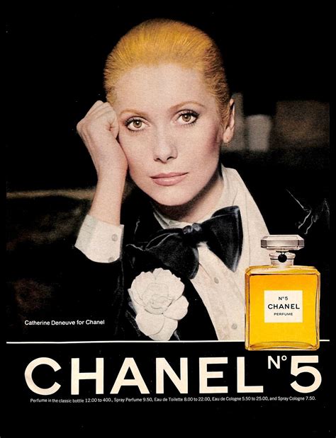 catherine deneuve chanel no 5.